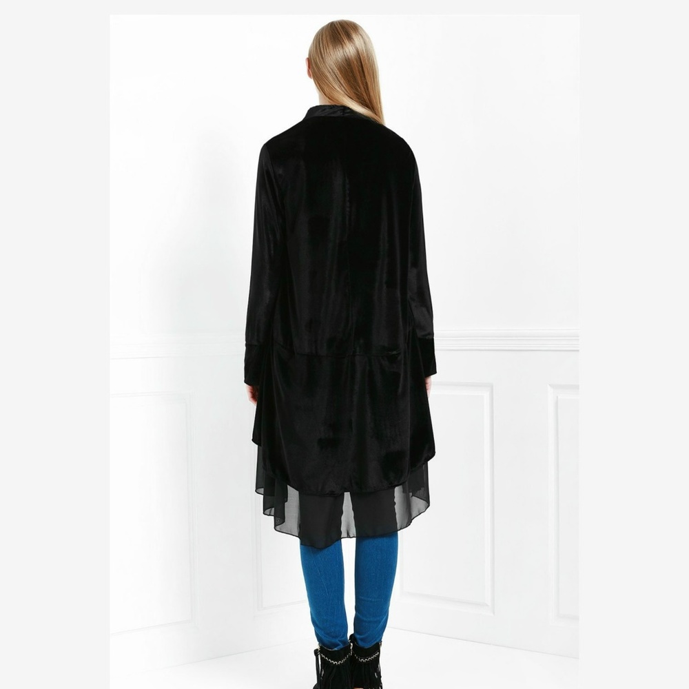 Velvet Cape Cardigan - Picture 5 of 7